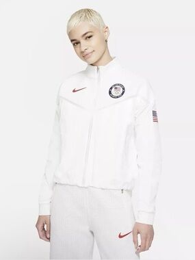 Nike Olympic Team USA Windrunner Medal Stand Jacket (CK4604-100) Women’s Size XS